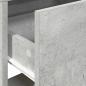 Preview: Nachttisch mit Schublade Betongrau 51x31x47 cm