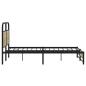 Preview: Bettgestell ohne Matratze 120x200 cm Sonoma-Eiche Holzwerkstoff