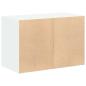 Preview: Schrank mit 2 Schubladen Weiß 60x31x40 cm Holzwerkstoff