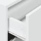 Preview: Schrank mit 2 Schubladen Weiß 60x31x40 cm Holzwerkstoff