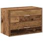 Preview: Schrank mit 2 Schubladen Altholz-Optik 60x31x40cm Holzwerkstoff