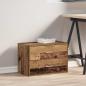 Preview: Schrank mit 2 Schubladen Altholz-Optik 60x31x40cm Holzwerkstoff
