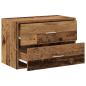Preview: Schrank mit 2 Schubladen Altholz-Optik 60x31x40cm Holzwerkstoff