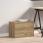 Preview: Schrank mit 2 Schubladen Artisan-Eiche 60x31x40cm Holzwerkstoff