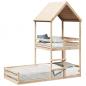 Preview: ARDEBO.de - Etagenbett ohne Matratze 90x190 cm Massivholz Kiefer