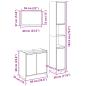 Preview: 3-tlg. Badmöbel-Set Sonoma-Eiche Holzwerkstoff