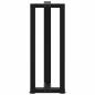 Preview: Konsolentischbeine T-Form 2 Stk. Schwarz 20x28x(72-73) cm Stahl