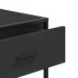 Preview: Konsolentisch Schwarz 90x35x80 cm Holzwerkstoff