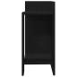 Preview: Beistelltische 2 Stk. mit Ablage Schwarz 25,5x27x60 cm