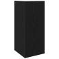 Preview: Beistelltische 2 Stk. mit Ablage Schwarz 25,5x27x60 cm