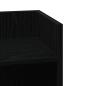 Preview: Beistelltische 2 Stk. mit Ablage Schwarz 25,5x27x60 cm