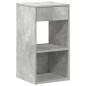 Preview: ARDEBO.de - Nachttisch mit Schublade Betongrau 35x34x66,5 cm