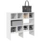 Preview: ARDEBO.de - Schuhregale 2 Stk. Stapelbar Weiß 89,5x30x40 cm