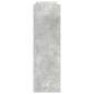 Preview: Schuhregal Betongrau 80x25x81 cm Holzwerkstoff