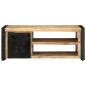 Preview: Couchtisch 90x50x36 cm Raues Massivholz Mango