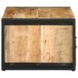 Preview: Couchtisch 90x50x36 cm Raues Massivholz Mango