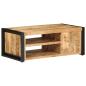 Preview: Couchtisch 90x50x36 cm Raues Massivholz Mango