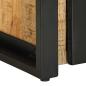 Preview: Couchtisch 90x50x36 cm Raues Massivholz Mango