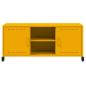 Preview: TV-Schrank Senfgelb 100,5x39x43,5 cm Stahl