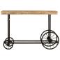 Preview: Konsolentisch 112x36x76 cm Massivholz Mango und Eisen