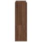 Preview: Schuhregal Braun Eichen-Optik 80x25x61,5 cm Holzwerkstoff
