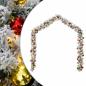 Preview: ARDEBO.de - Weihnachtsgirlande mit Kugeln und LED-Leuchten Grün 20 m PVC