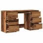 Preview: Schreibtisch Altholz-Optik 140x50x77 cm Holzwerkstoff