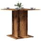 Preview: ARDEBO.de - Esstisch Altholz-Optik 80x80x75 cm Holzwerkstoff