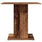 Preview: Esstisch Altholz-Optik 80x80x75 cm Holzwerkstoff