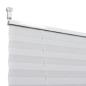 Preview: Plissee Faltrollo Rollo Plisseerollo 50x150cm Weiß