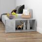 Preview: ARDEBO.de - TV-Schrank Betongrau 80x24x32 cm Holzwerkstoff