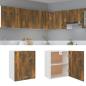 Preview: ARDEBO.de - Hängeschrank Räuchereiche 50x31x60 cm Holzwerkstoff