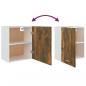 Preview: Hängeschrank Räuchereiche 50x31x60 cm Holzwerkstoff