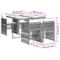 Preview: 5-tlg. Garten-Essgruppe mit Kissen Braun Poly Rattan