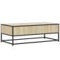Preview: Couchtisch Sonoma-Eiche 100x50x35 cm Holzwerkstoff und Metall
