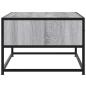 Preview: Couchtisch Grau Sonoma 100x50x35 cm Holzwerkstoff und Metall