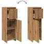 Preview: Badschrank Artisan-Eiche 30x30x95 cm Holzwerkstoff