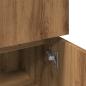 Preview: Badschrank Artisan-Eiche 30x30x95 cm Holzwerkstoff
