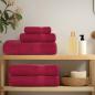 Preview: 12-tlg. Handtuch-Set Bordeauxrot 360 g/m² 100% Baumwolle