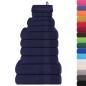 Preview: 12-tlg. Handtuch-Set Marineblau 360 g/m² 100% Baumwolle