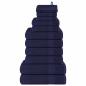 Preview: 12-tlg. Handtuch-Set Marineblau 360 g/m² 100% Baumwolle
