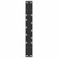 Preview: Couchtischbeine A-Form 2 Stk. Schwarz 70x(42-43) cm Stahl
