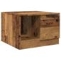 Preview: Couchtisch Altholz-Optik 50x50x36 cm Holzwerkstoff