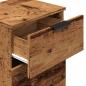 Preview: Nachttische 2 Stk. Altholz-Optik 40x36x65 cm Holzwerkstoff