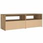 Preview: Nachttische 2 Stk. mit LEDs Artisan-Eiche 60x35x40 cm