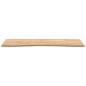 Preview: Schreibtischplatte Unbehandelt 140x50x2,5 cm Massivholz Eiche
