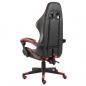 Preview: Gaming-Stuhl Schwarz und Rot Kunstleder