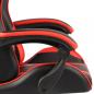 Preview: Gaming-Stuhl Schwarz und Rot Kunstleder