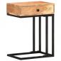 Preview: Beistelltisch U-Form 45x30x61 cm Akazie Massivholz