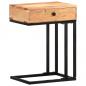 Preview: Beistelltisch U-Form 45x30x61 cm Akazie Massivholz